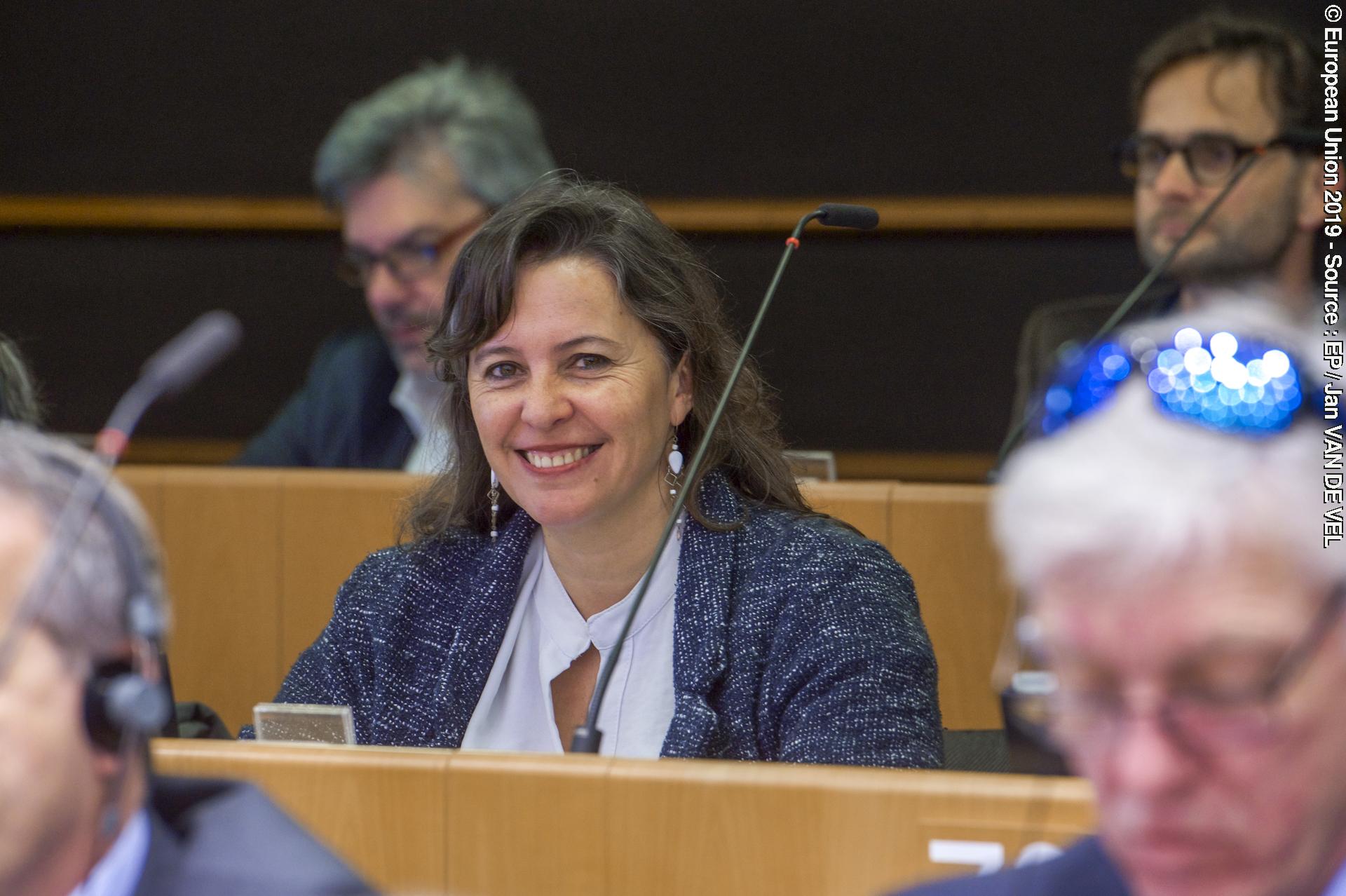 Valokuva 1: Ana MIRANDA in the EP in Brussels