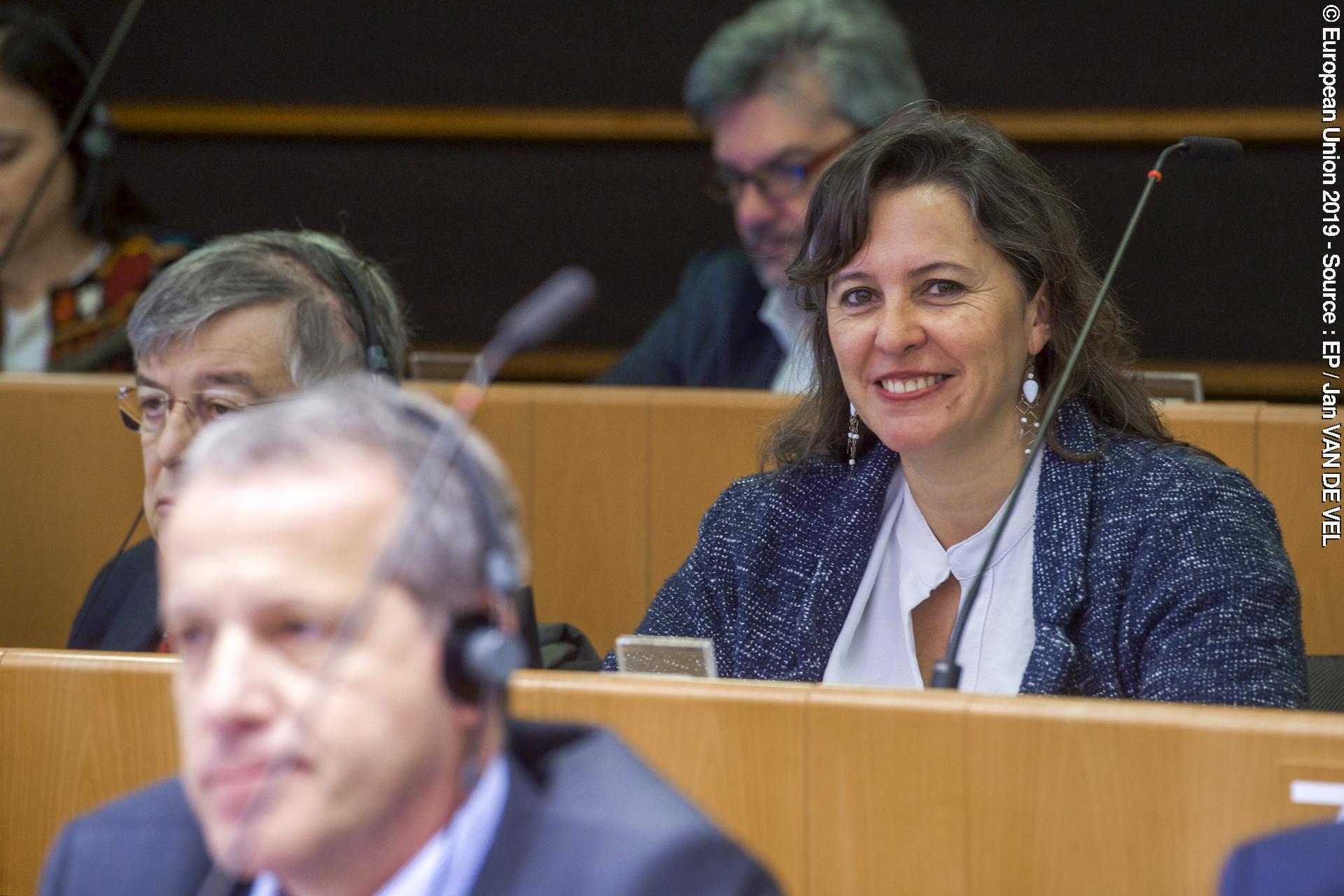 Ana MIRANDA in the EP in Brussels