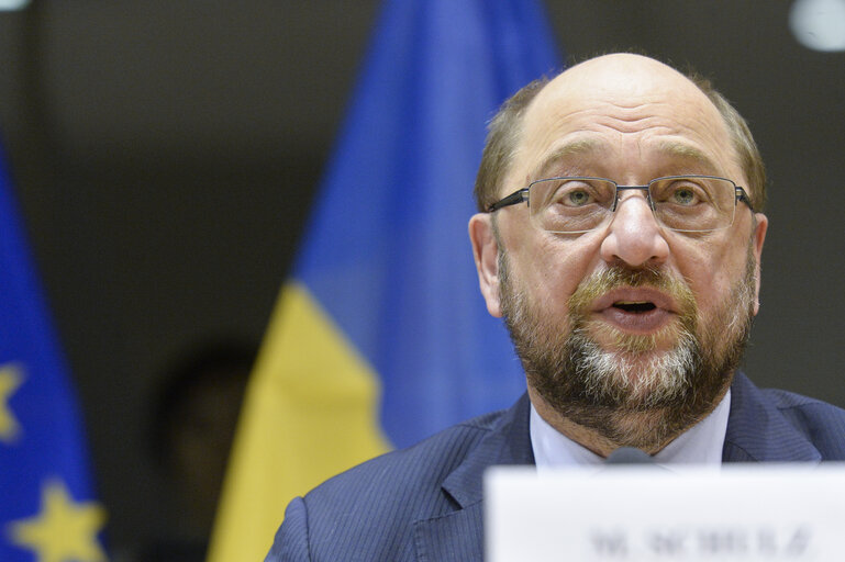 Fotografija 7: Ukraine Week at the European Parliament - High-level conference EP - Verkhovna RADA of Ukraine on capacity building for reform.  Opening.