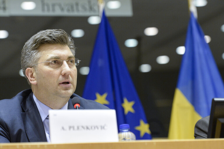 Fotografija 12: Ukraine Week at the European Parliament - High-level conference EP - Verkhovna RADA of Ukraine on capacity building for reform.  Opening.