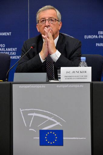 Fotografie 1: Press conference to announce the new President of the European Commission