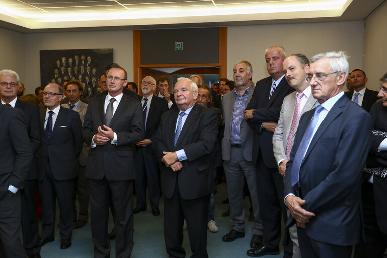 Inauguration of Astrid LULLING Lounge