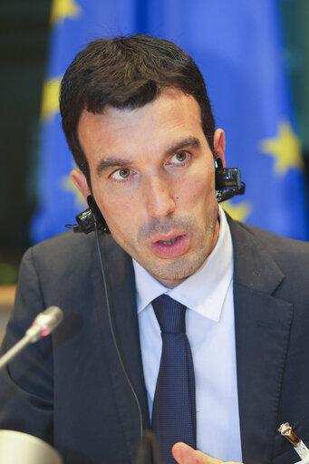 Fotó 9: Press point by Maurizio MARTINA, Italian Minister of Agriculture, Food and Forestry Policies.