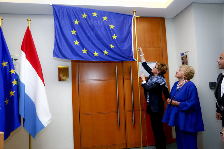 Inauguration of Astrid LULLING Lounge