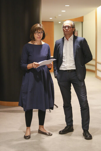 Fotografie 22: President-designate of the European Commission meets with Greens/EFA group