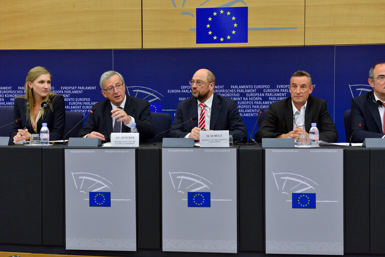 Fotografie 10: Press conference to announce the new President of the European Commission