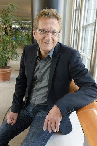 Dietmar KOSTER and his staff in the Parliament in Brussels