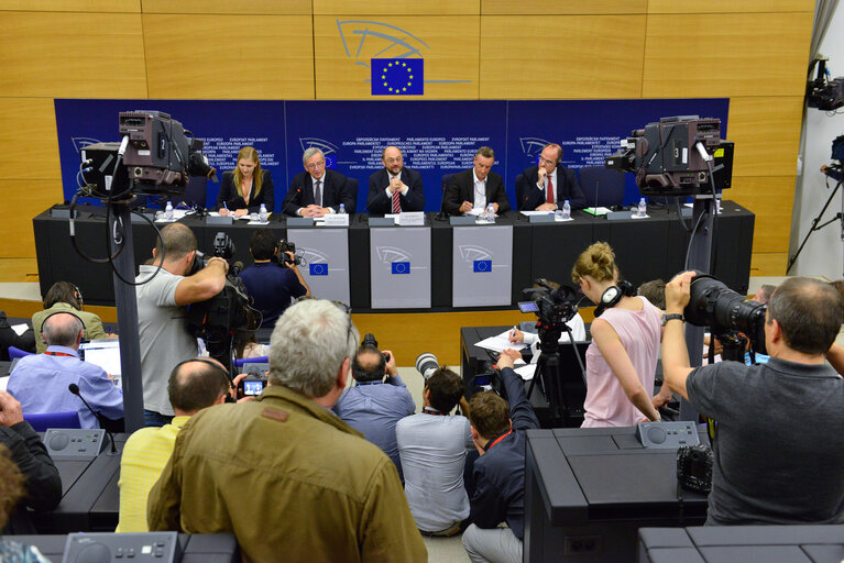 Fotografie 18: Press conference to announce the new President of the European Commission