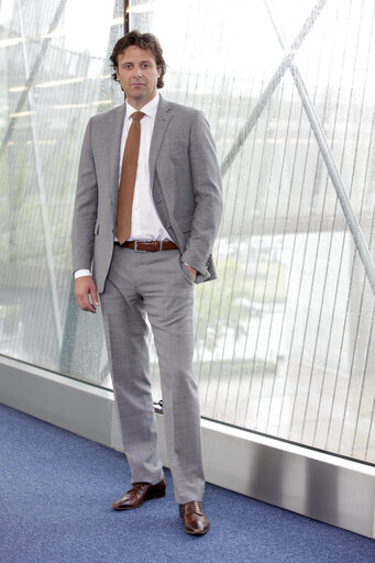 Fotografija 14: MEP Olaf STUGER at the European Parliament in Brussels