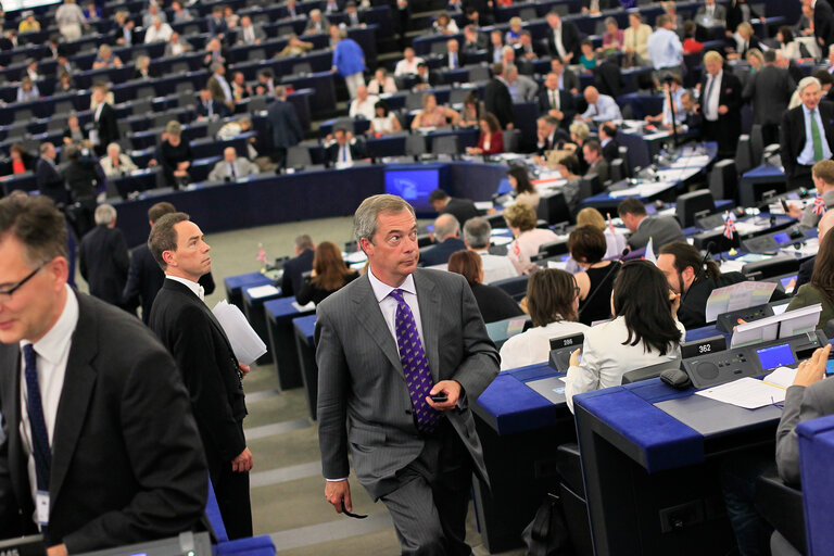 Fotografia 6: Plenary session week 29 -2014  Jean Claude JUNCKER is elected as new EC President