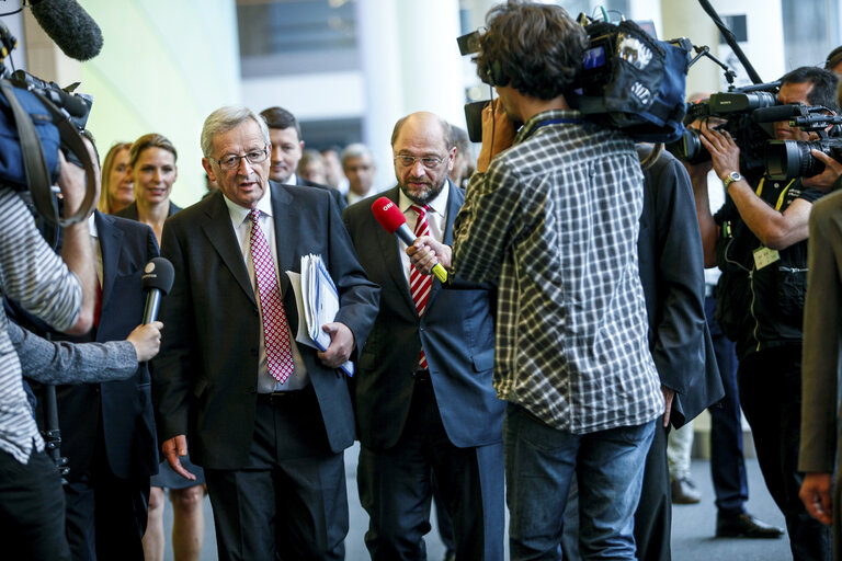 Fotografie 18: President-designate of the European Commission meets with S&D group