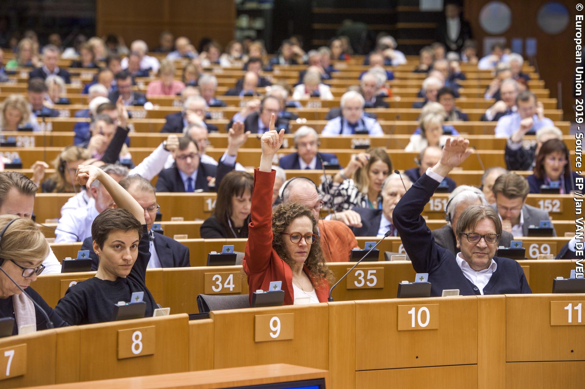 Valokuva 21: Plenary session - VOTES followed by explanations of votes