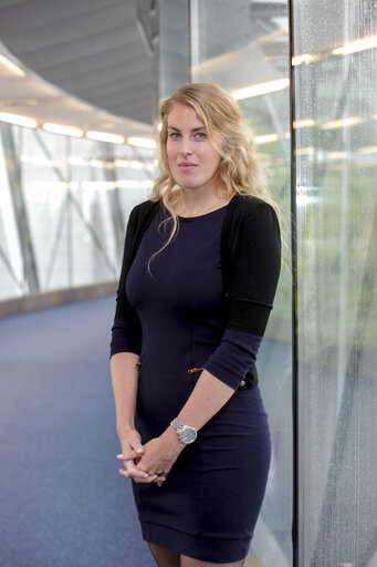 MEP Vicky MAEIJER at the European Parliament in Brussels