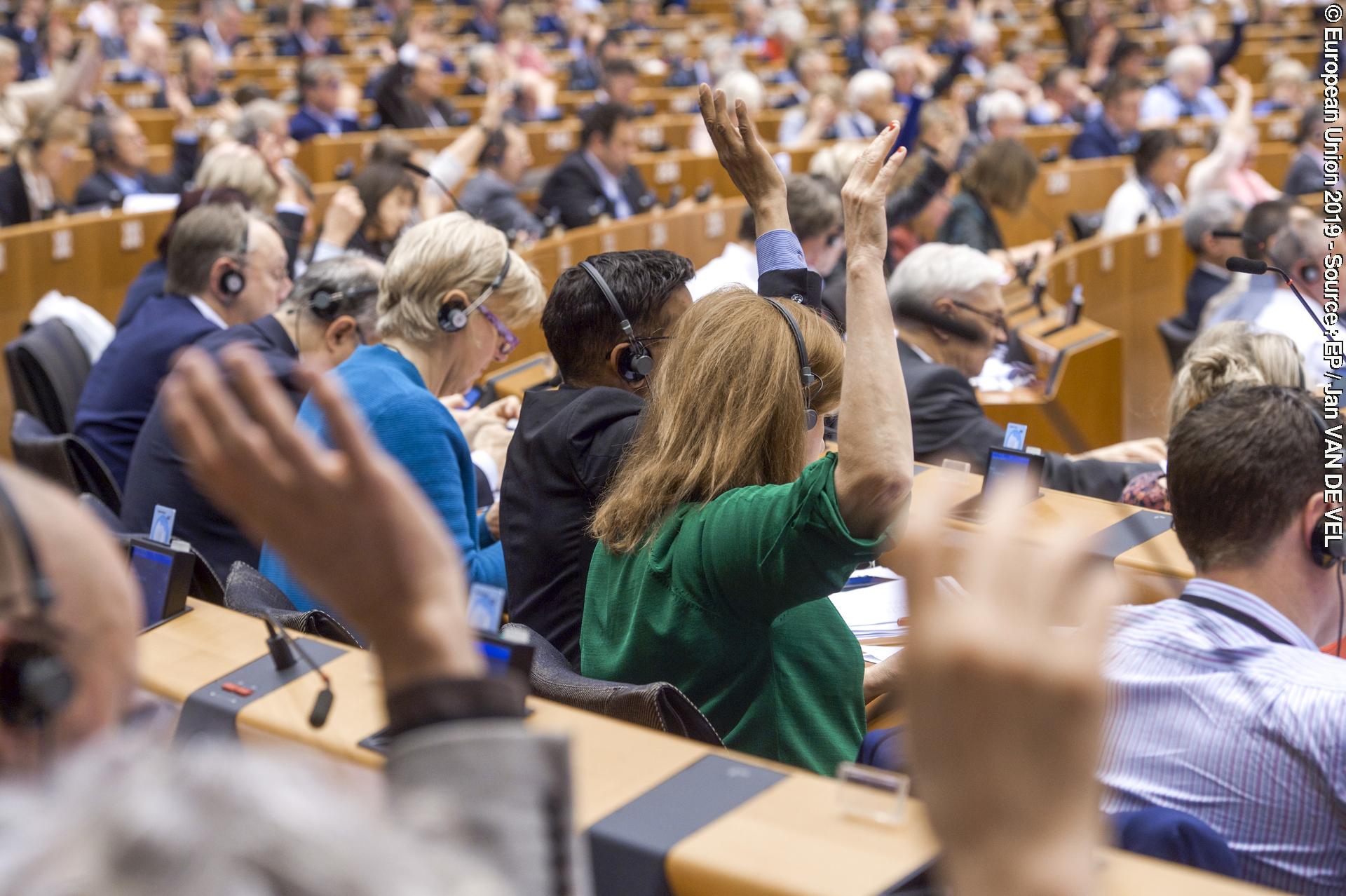 Valokuva 18: Plenary session - VOTES followed by explanations of votes