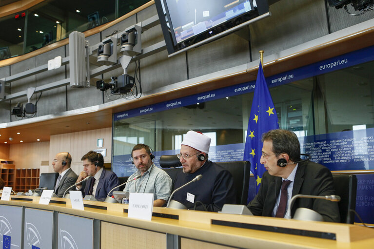 Fotografija 10: AFET Committee meeting with the Grand Mufti of Egypt