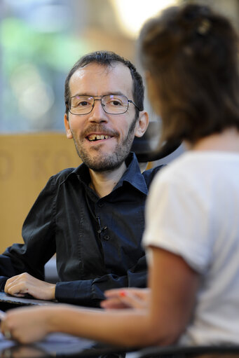 MEP Pablo ECHENIQUE at the  ' VOX BOX '