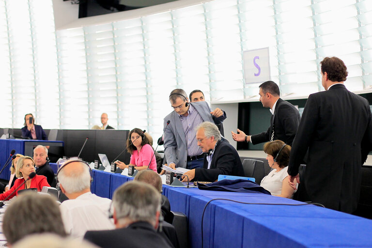 Fotografie 8: Plenary session week 29 -2014  Jean Claude JUNCKER is elected as new EC President