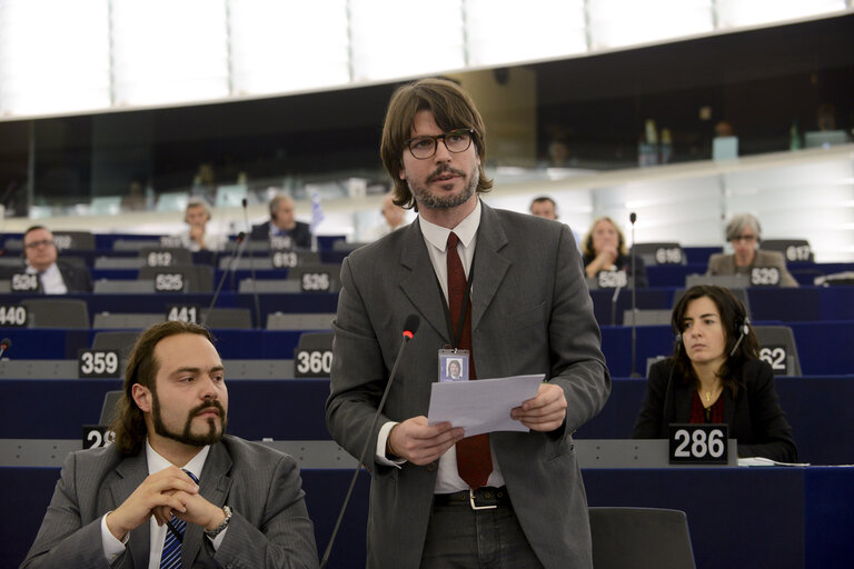 Fotografi 47: Plenary session week 38 2014 in Strasbourg - EU response to the Ebola outbreak