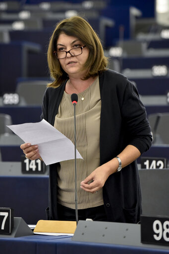 Nuotrauka 13: Plenary session week 38 2014 - Digital single market  Commission statement