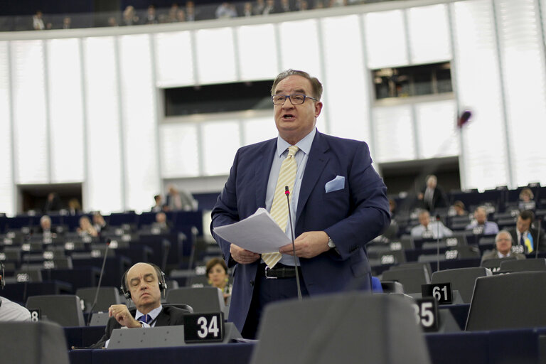 Photo 46: Plenary session week 38 2014 in Strasbourg - Situation in Ukraine and state of play of EU-Russia relations  Statement by the Vice-President of the Commission/High Representative of the Union for Foreign Affairs and Security Policy