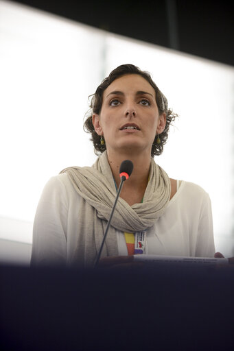 Fotografi 4: Plenary session week 38 2014 in Strasbourg - EU response to the Ebola outbreak