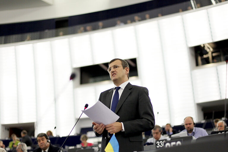 Fotogrāfija 36: Plenary session week 38 2014 in Strasbourg - Situation in Ukraine and state of play of EU-Russia relations  Statement by the Vice-President of the Commission/High Representative of the Union for Foreign Affairs and Security Policy