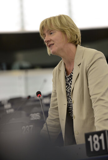 Fotografi 12: Plenary session week 38 2014 in Strasbourg - EU response to the Ebola outbreak