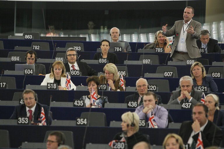 Fotogrāfija 48: Plenary session week 38 2014 in Strasbourg - Situation in Ukraine and state of play of EU-Russia relations  Statement by the Vice-President of the Commission/High Representative of the Union for Foreign Affairs and Security Policy