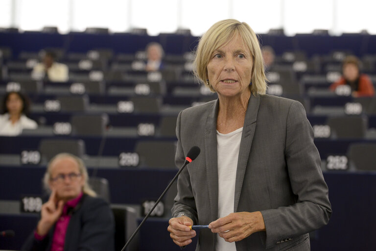 Fotografi 34: Plenary session week 38 2014 in Strasbourg - EU response to the Ebola outbreak