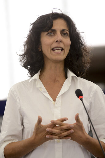 Fotografi 22: Plenary session week 38 2014 in Strasbourg - EU response to the Ebola outbreak