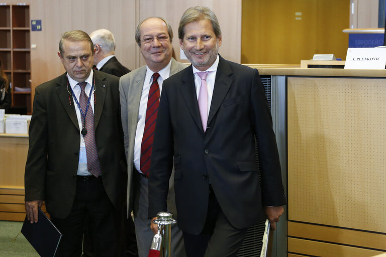 Foto 9: Hearing of Commissioner-designate for European Neighbourhood Policy and Enlargement Negotiations  - AFET