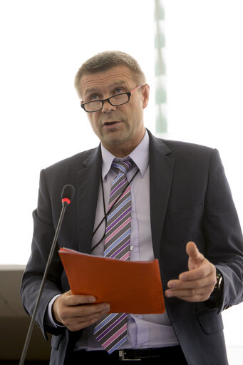 Fotografi 42: Plenary session week 38 2014 in Strasbourg - EU response to the Ebola outbreak