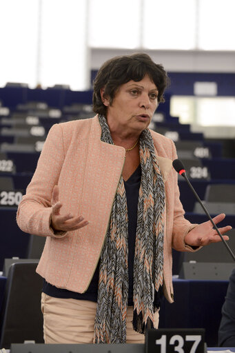 Fotografi 50: Plenary session week 38 2014 in Strasbourg - EU response to the Ebola outbreak