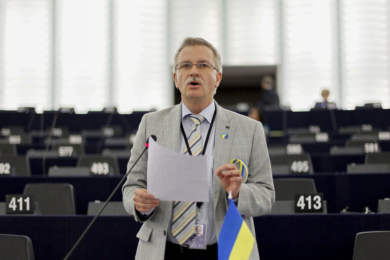 Photo 26: Plenary session week 38 2014 in Strasbourg - Situation in Ukraine and state of play of EU-Russia relations  Statement by the Vice-President of the Commission/High Representative of the Union for Foreign Affairs and Security Policy