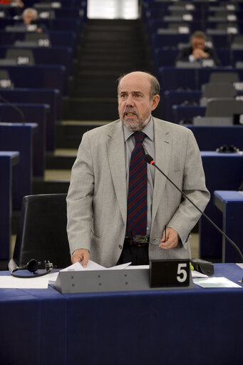 Fotografi 39: Plenary session week 38 2014 in Strasbourg - EU response to the Ebola outbreak