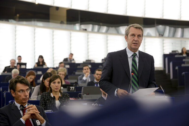 Fotografi 5: Plenary session week 38 2014 in Strasbourg - EU response to the Ebola outbreak