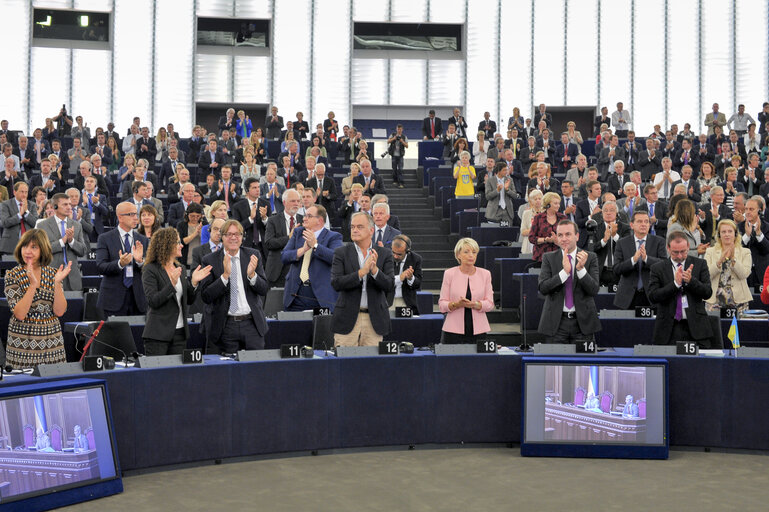 Duplex signature EU-Ukraine Association agreement