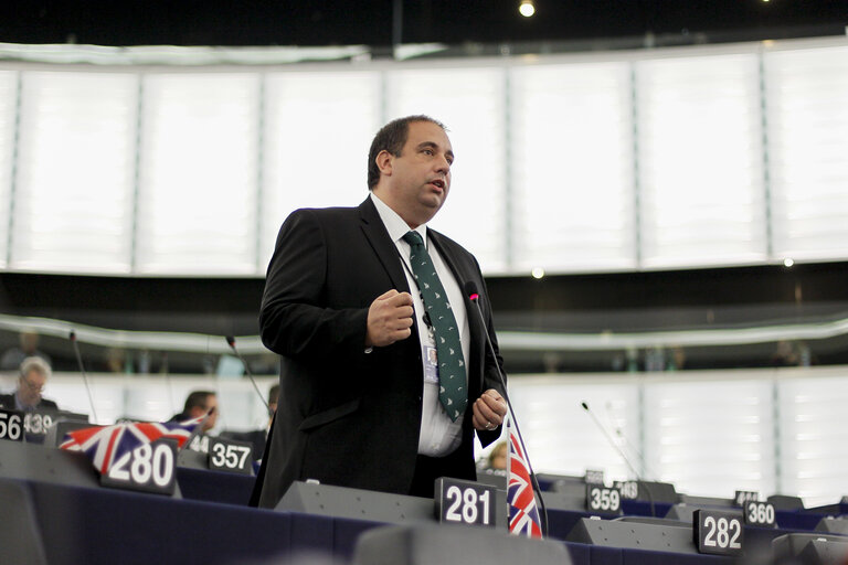 Fotogrāfija 7: Plenary session week 38 2014 in Strasbourg - Situation in Ukraine and state of play of EU-Russia relations  Statement by the Vice-President of the Commission/High Representative of the Union for Foreign Affairs and Security Policy