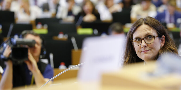 Fotografi 10: Hearing of the Commissioner dersignate for Trade - INTA