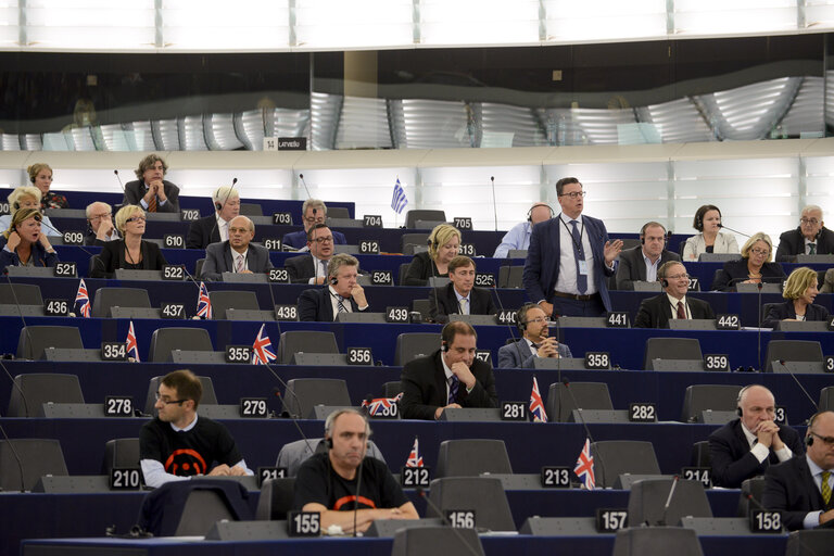 Foto 4: Plenary session week 38 2014 in Strasbourg - EU response to the Ebola outbreak