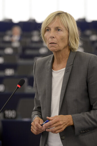 Fotografi 35: Plenary session week 38 2014 in Strasbourg - EU response to the Ebola outbreak