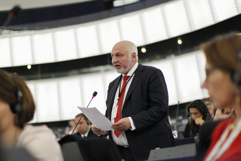 Fotogrāfija 37: Plenary session week 38 2014 in Strasbourg - Situation in Ukraine and state of play of EU-Russia relations  Statement by the Vice-President of the Commission/High Representative of the Union for Foreign Affairs and Security Policy