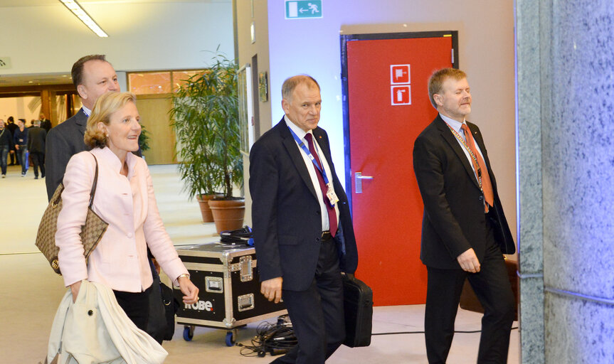 Billede 10: Arrival of Vytenis ANDRIUKAITIS, Commissioner-designate in charge of Health and Food Safety, prior to his hearing at the European Parliament