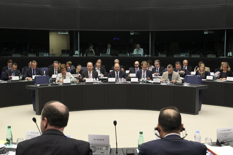 Martin SCHULZ - EP President attends the Conference of Presidents