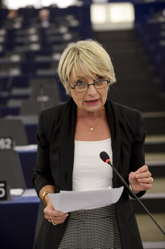 Fotografi 19: Plenary session week 38 2014 in Strasbourg - EU response to the Ebola outbreak