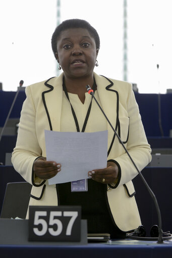 Foto 8: Plenary session week 38 2014 in Strasbourg - EU response to the Ebola outbreak