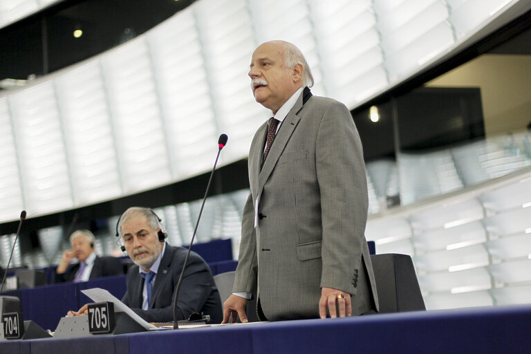 Photo 33: Plenary session week 38 2014 in Strasbourg - Situation in Ukraine and state of play of EU-Russia relations  Statement by the Vice-President of the Commission/High Representative of the Union for Foreign Affairs and Security Policy