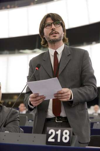 Fotografi 46: Plenary session week 38 2014 in Strasbourg - EU response to the Ebola outbreak