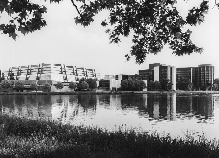 Fotagrafa 9: Aerial view of the European institutions in Strasbourg