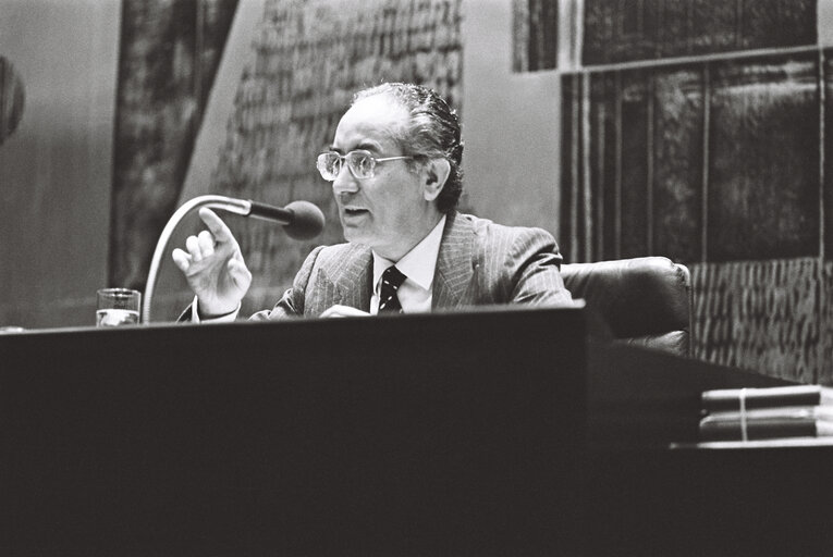 Fotografija 13: European Parliament, during a session in Luxembourg in March 1977.